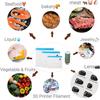 Sous Vide Bags-BPA-Free Reble Vacuum Seal Bags for Food/Freezing Safe-20pcs (8.6 * 8.5in) Vacuum Food Storage Bags & Seal Clips for Sous Vide