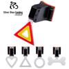 USB Rechargeable Flowing Water Bicycle Tail Light - High Brightness Night Riding Accessory for Mountain and Road Cycling
