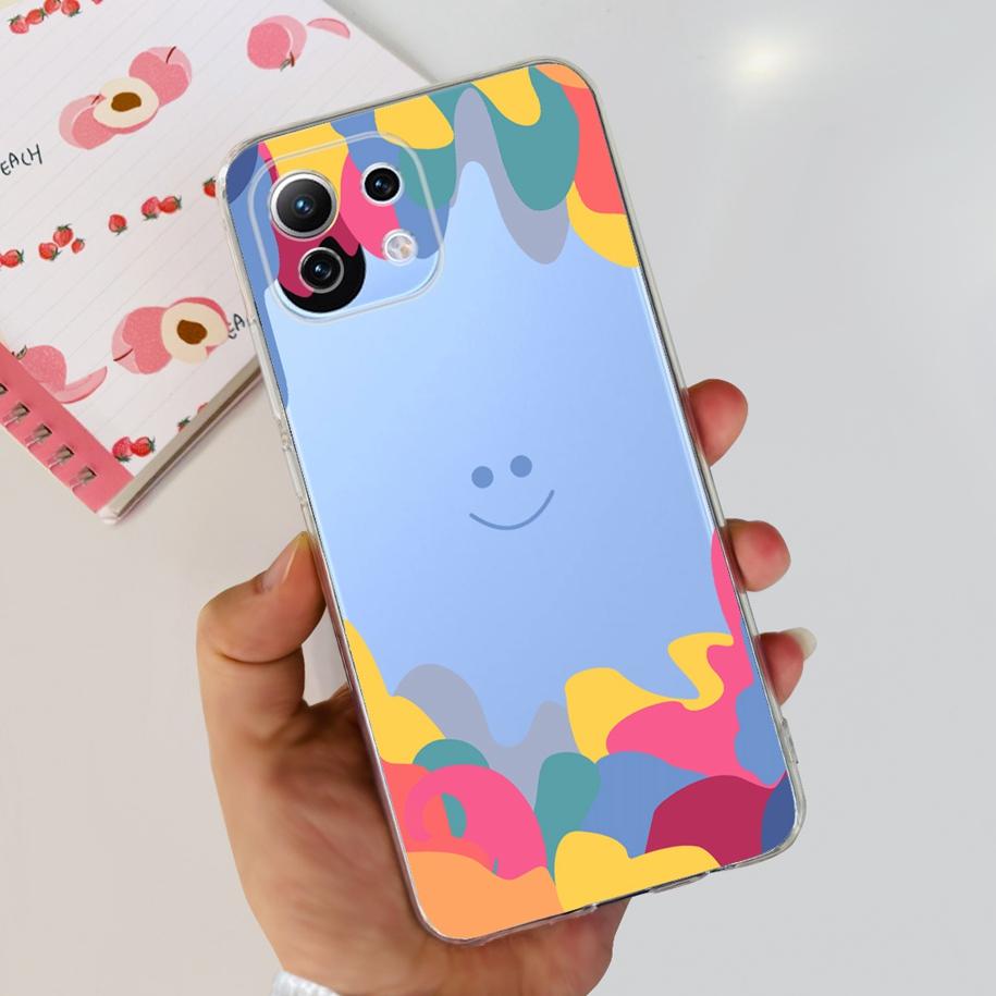 For Xiaomi 11 Lite NE 5G Case Cute Astronaut Cover Clear Soft Silicone Phone Funda For Xiaomi 11 Lite 4G Coque on Mi 11Lite Capa