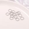 Nerezové ocelové otevřené kroužky pro DIY náušnice, náramky a doplňky