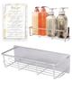 Bathroom Magnetic Storage Rack, Stainless Steel, Rust-Resistant, Magnetic Bathroom Rack, Basket for Bath and Bathroom Storage (M Size)