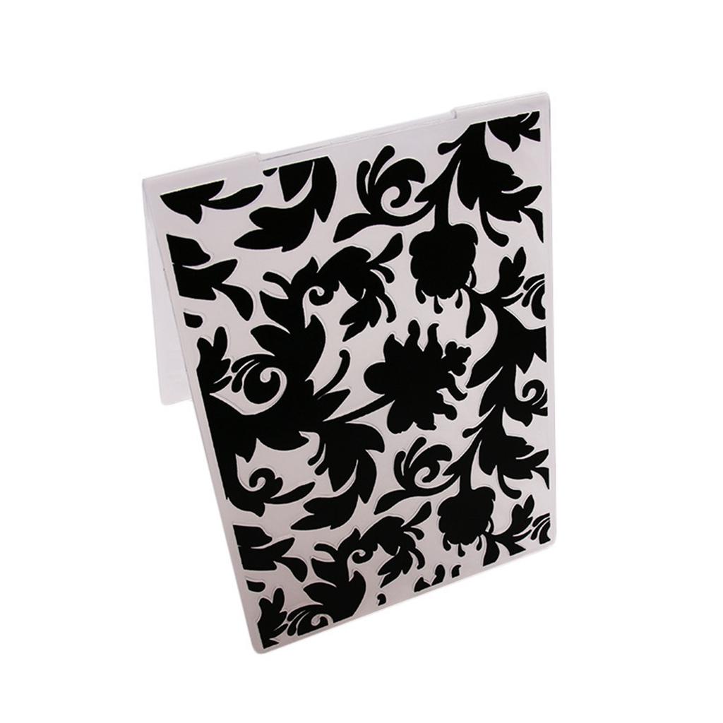 Newest 3D Embossing Folder Transparent Embossing Plastic Plates Design For  DIY Paper Cutting Dies Scrapbooking 10.5x14.5cm