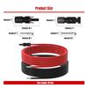 20Ft 10AWG Solar Panel Extension Cable, 10 AWG Solar Extension Cable 10 Gauge 20 Feet Solar Wire with Solar Panel Female Male Waterproof Connectors