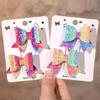 4Pcs Glitter Bows Hair Clips for Women Girls Cute Shinny Sequins Butterfly Hairpins Headwear Hairgrip Kids Hair Accessories