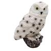 2pcs Solar LED Lights Outdoor Decorative Lawn Stake Owl Shape Lights for Home Garden Courtyard Adornment Decor Warm White Light