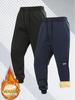 Men's Cross-Border Fleece-Lined Sweatpants 2025 - Winter Joggers with Thick Lamb's Wool, European Size.