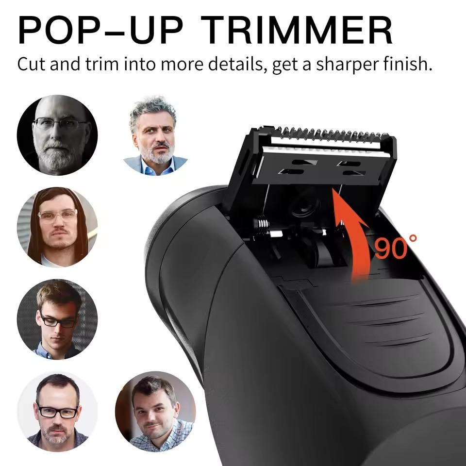 Xiaomi ENCHEN Blackstone 3 Elektrisk Roterende 3D Barbermaskin Vanntett Med POP-UP Presisjonstrimmer Og Type-C Hurtiglading Barberhøvel