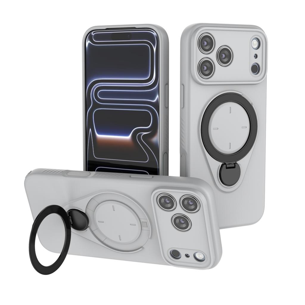 360° Otočný magnetický stojánek Pro pouzdro na telefon Magsafe Pro iPhone 17 16 Pro Max Air 17Pro 16Plus Pancéřové nárazuvzdorné ochranné pouzdro