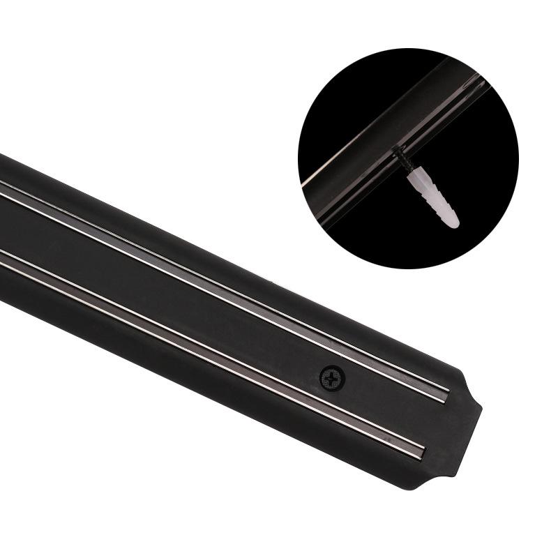 Stainless Steel Wall-Mounted Knife Magnetic Strong Powerful Holder Kitchen/Bar Secure Rack Reliable Knife Storage Magnetism