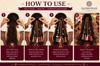 GLOSSYPLUS Navratri Look Haarzöpfe mit Gummibändern für Mädchen und Frauen, Haaraccessoire für den Alltagsstil & Regenbogenfarbene Zopf-Extensions | Boho