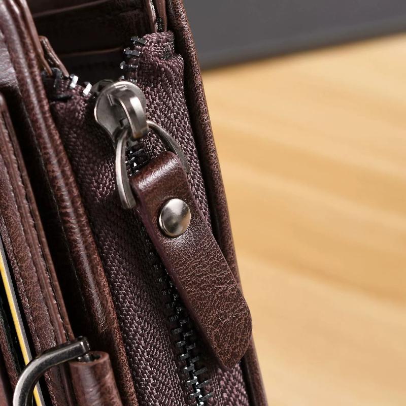 Fashion Men Wallets Leather Zipper Purse Money Clip Man Card Holders Male Short Multi-Card Wallet Coin Purse New Year Gifts