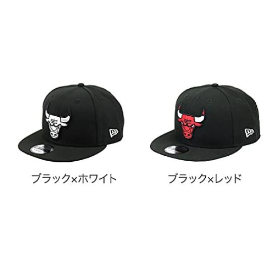 New Era 9FIFTY Chicago Bulls Snapback Black X Cap, Red, Men's [Used]