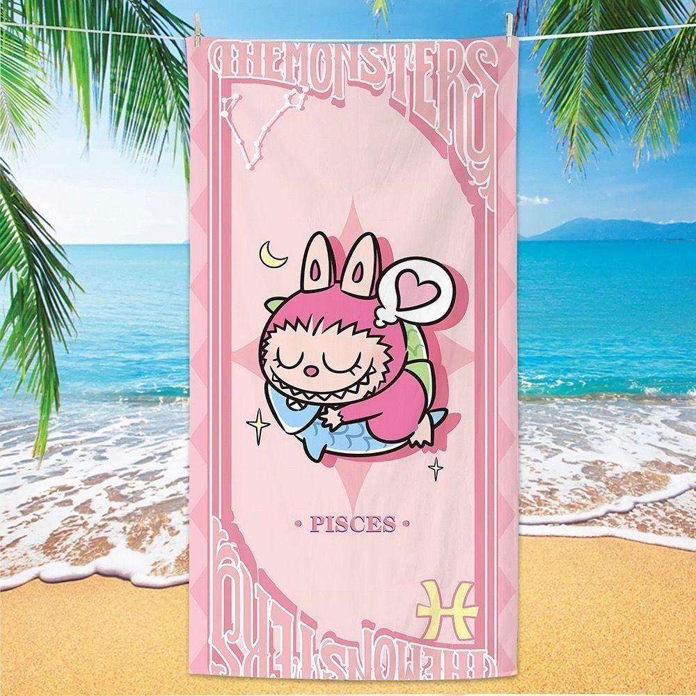 Cute Cartoon Children's Bath Towels, Running Sports Quick-drying Towels, Swimming Bath Towels, Beach Towels