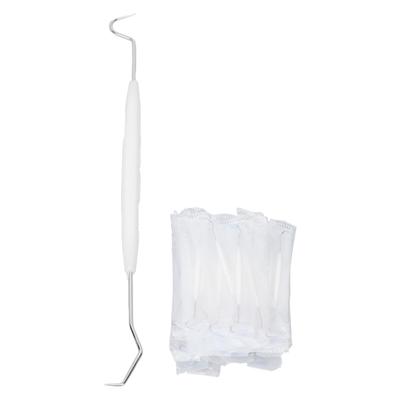 80pcs Dental Pick Double Head Design One Time Use Cleaning Teeth Supplies for Removing Tartar