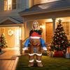 Inflatable Gingerbread Man Costume Adult, Ride On Gingerbread Costume, Fancy Funny Costumes Christmas Halloween Blow Up Costumes