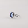 Pierre précieuse Tanzanite Argent Sterling 925 Bijou Statement Bague pour Femme Cadeau d'Anniversaire pour Épouse RR-84-11