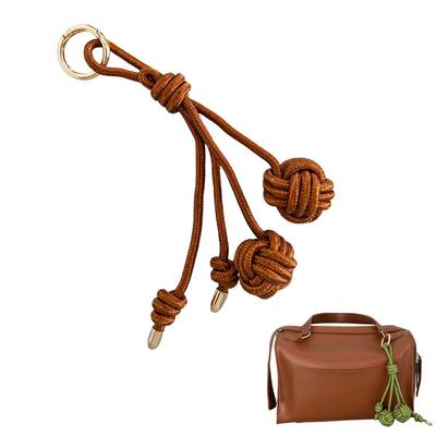 Modefarben Ball Seil Telefon Ornament Taschenanhänger Handgewebtes Seil Autoanhänger Schlüsselanhänger INS Volleyball Taschenanhänger Zubehör