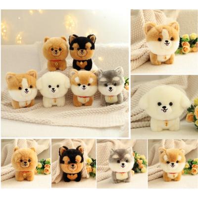 Adorable Lifelike Husky Corgi Yorkshire Plush Toys - Realistic Stuffed Puppy Doll Gift for Kids Christmas