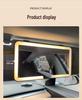 LED Light Car Sun Visor Makeup Mirror - Shatterproof HD Interior Dressing Mirror