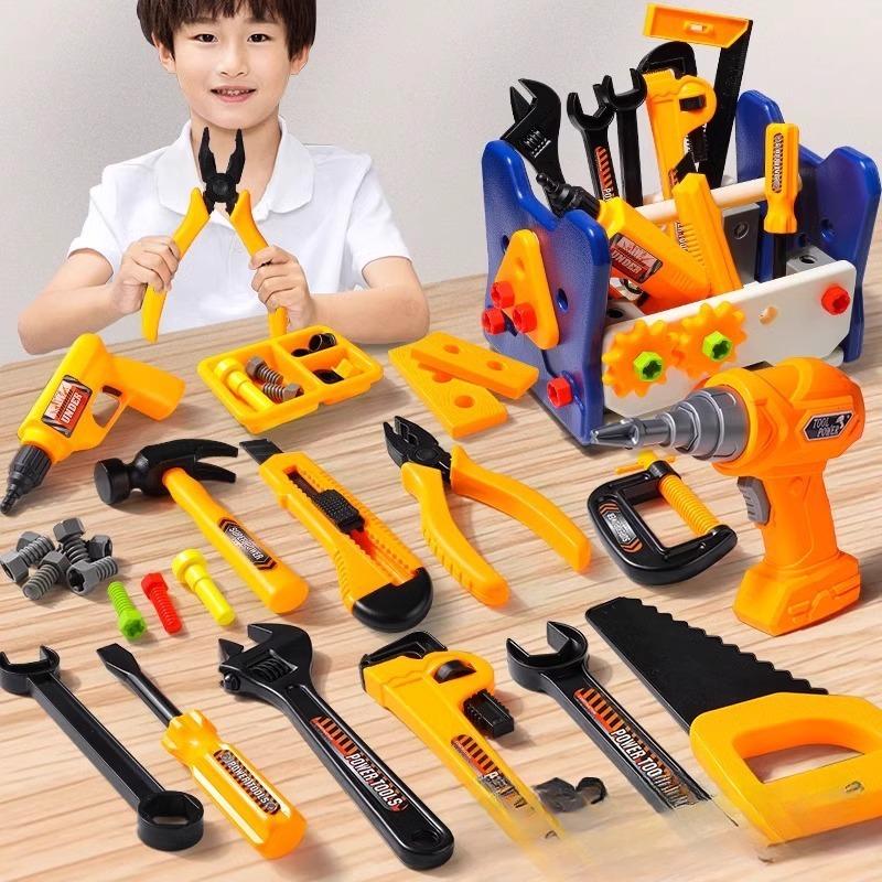 Children's Toy Toolbox Simulation Repair Assembling Disassembling Tool Set