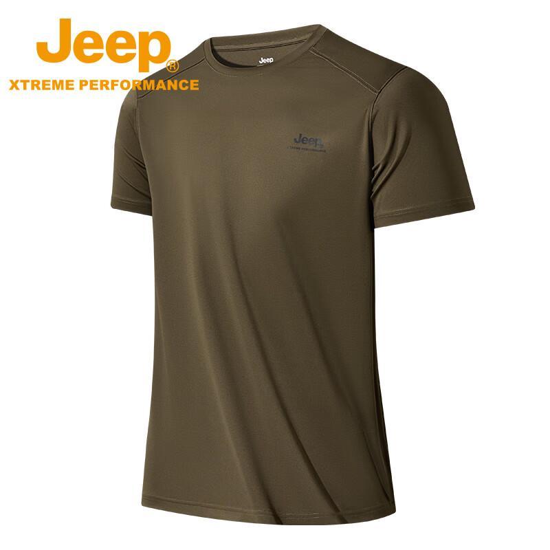 JEEP Men s Quick Dry Round Neck T-Shirt J522094506 2XL