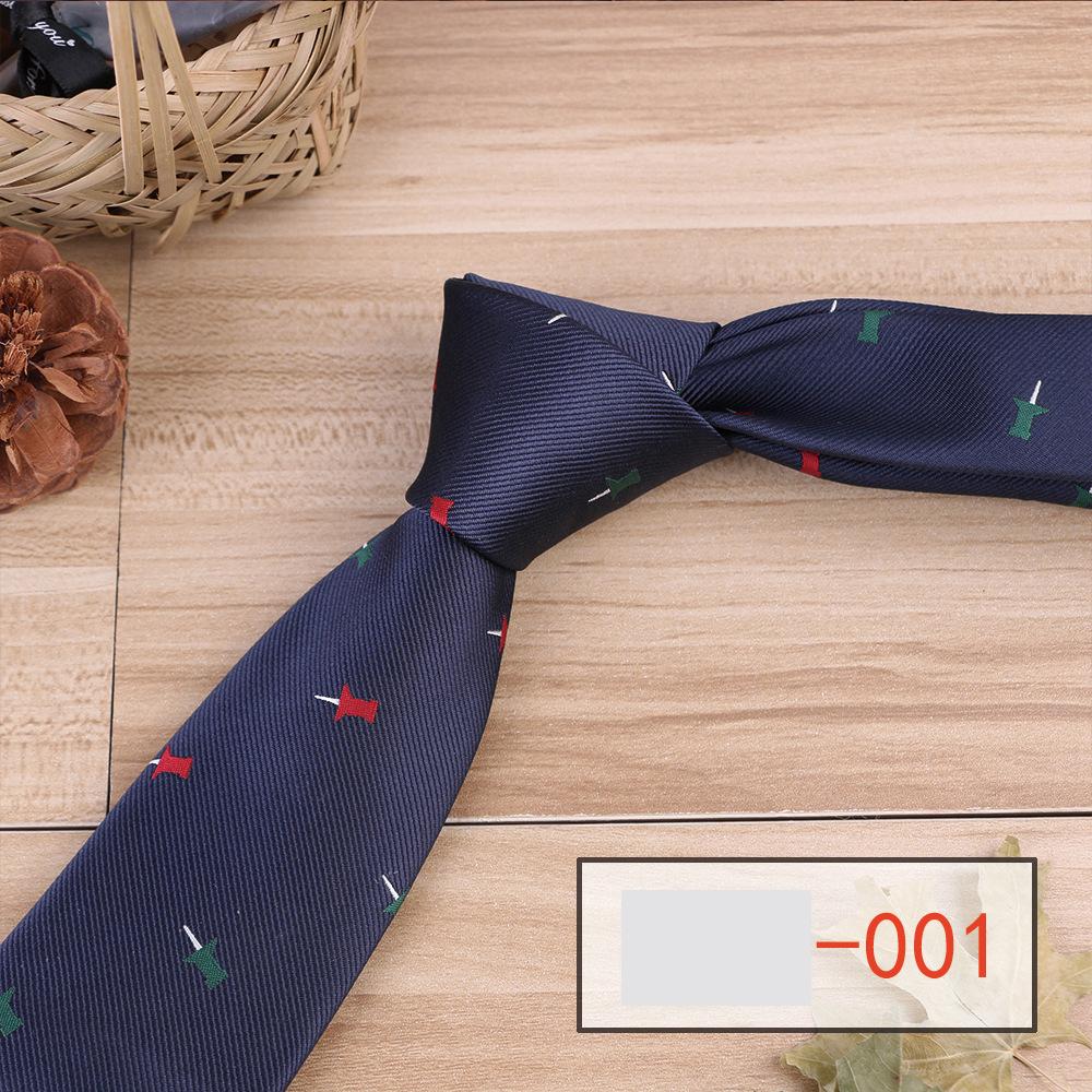 Men's Business Narrow 6cm Polyester Jacquard Hand Tie Beautiful and Most Striking Accessories High Quality Unique