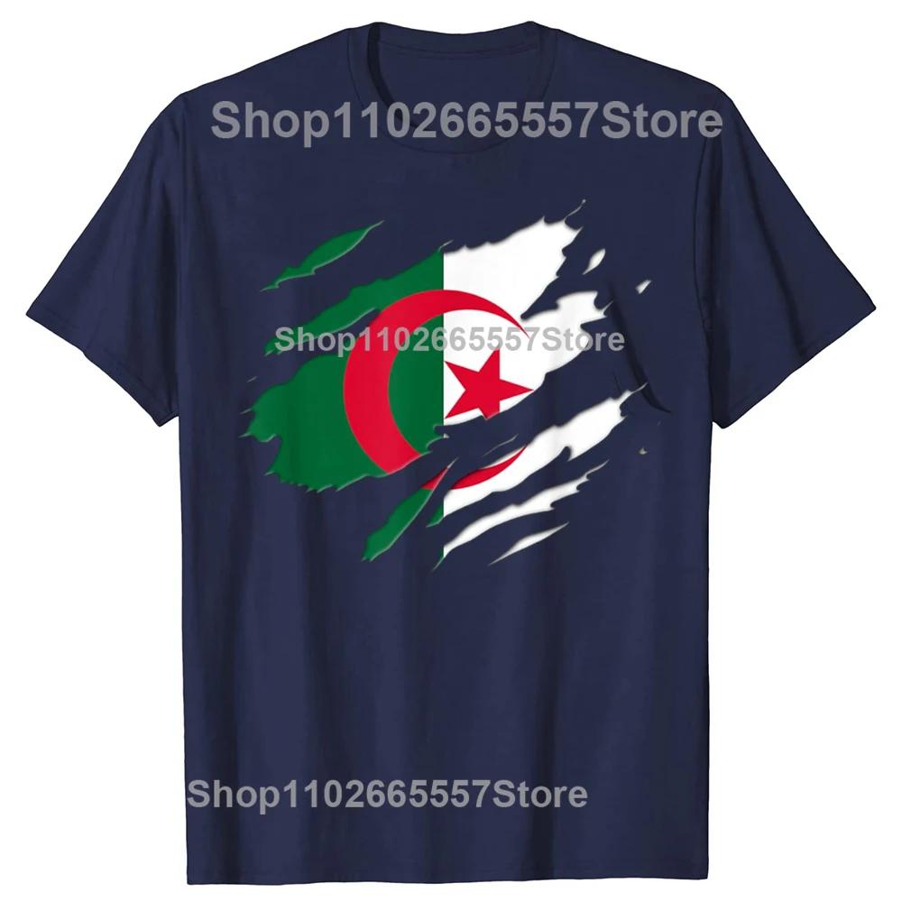 New Men Proud Algeria Algerian Flag T Shirt Oversize Printed Casual Tee shirt Casual Short Sleeve Vintage Couples T-Shirt