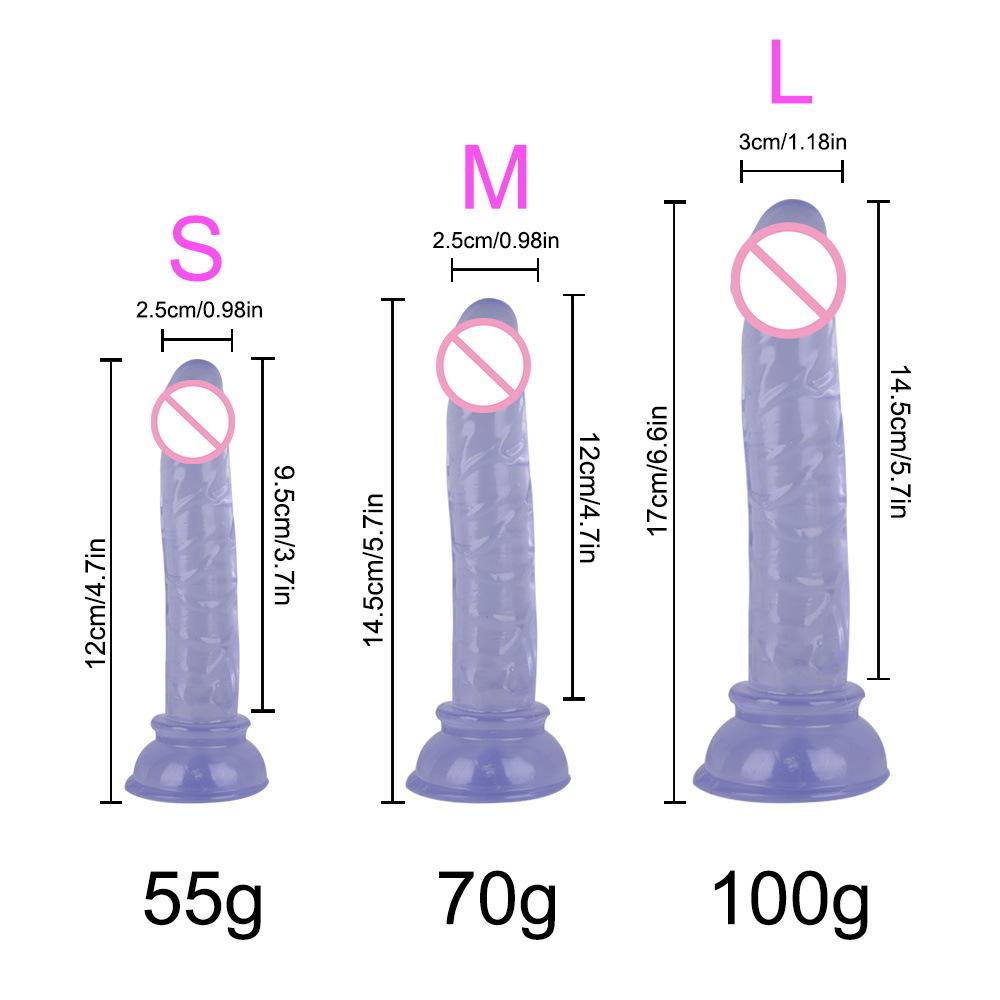 E-Commerce Mini Penis Butt Plug Large and Medium Size Small Size Masturbation Stick Female Training Real Penis Sex Adult Supplies
