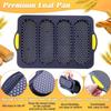 Neue Silikonform mit 4 Gittern, französische Brotbackform, Brotbackblech, antihaftbeschichtete Kuchen-/Baguetteform, Pfannen, Brotbackwerkzeuge, 7 Farben