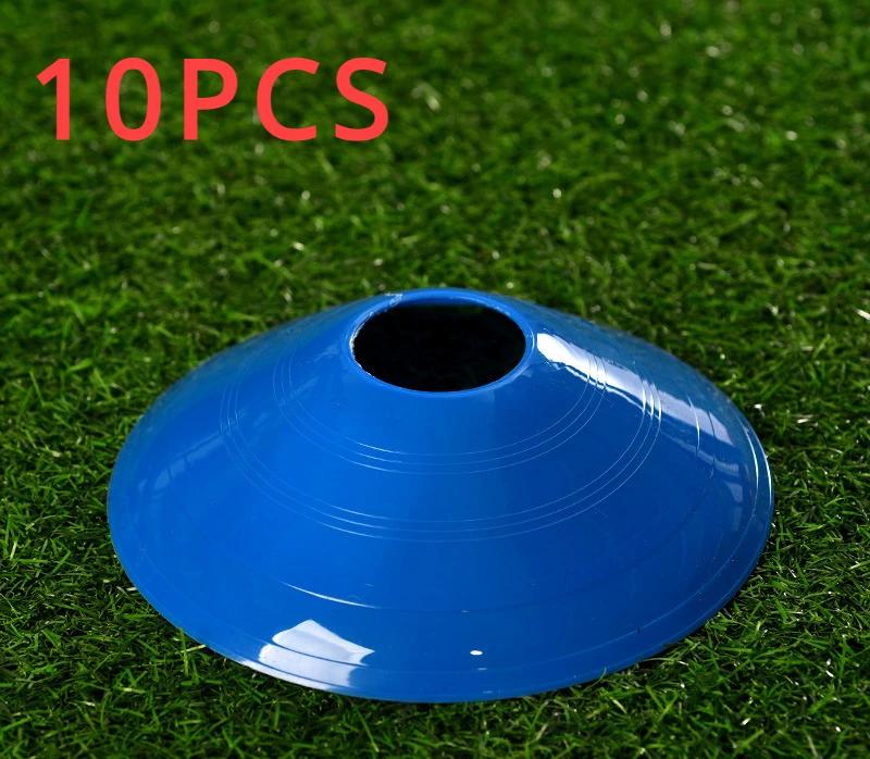 10pcs Cone Set Children's Football Training Professional Disc Footwork Agility Training Obstacle Sports Training Accessories