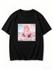 Zero Two Darling In The Franxx Cherry Blossom Picnic Anime Frame Graphic Crew Neck Short Sleeve Unisex And Unisex Tshirt