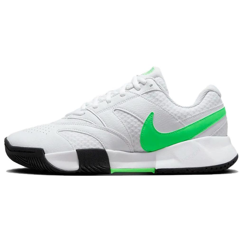 Nike Court Lite 4 Weiß Poison Green Damen Sneaker Schwarz FD6575-105