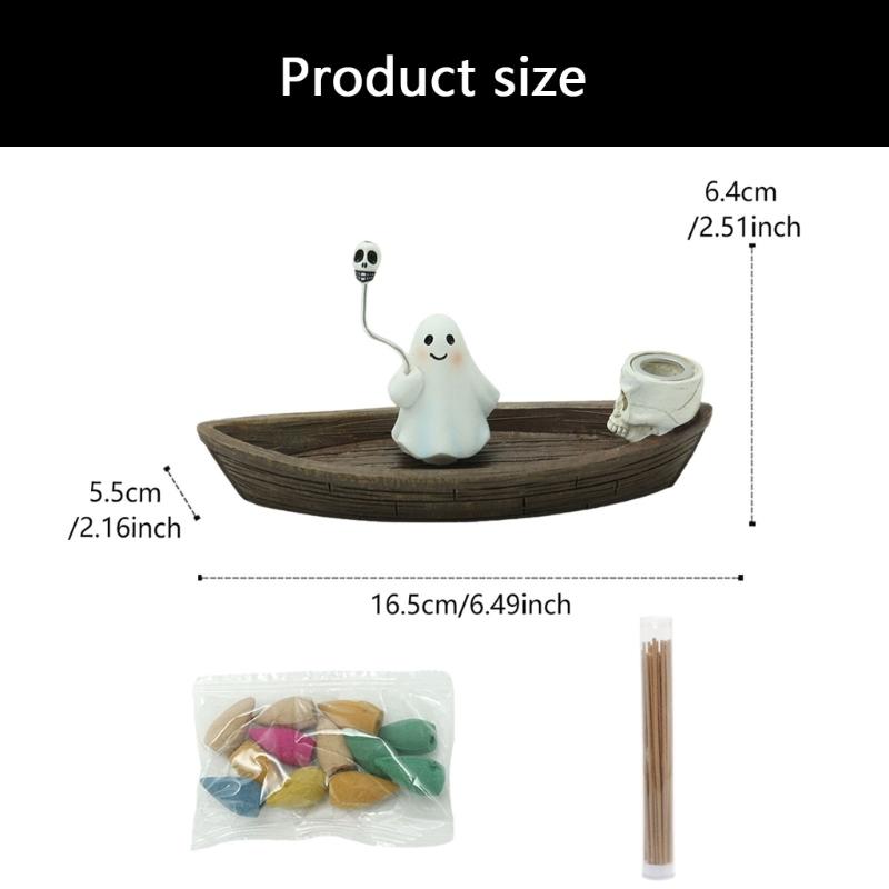Haunted Ship Resin Statue Scented Decoration Handmade Art Piece For Living Room Bedroom