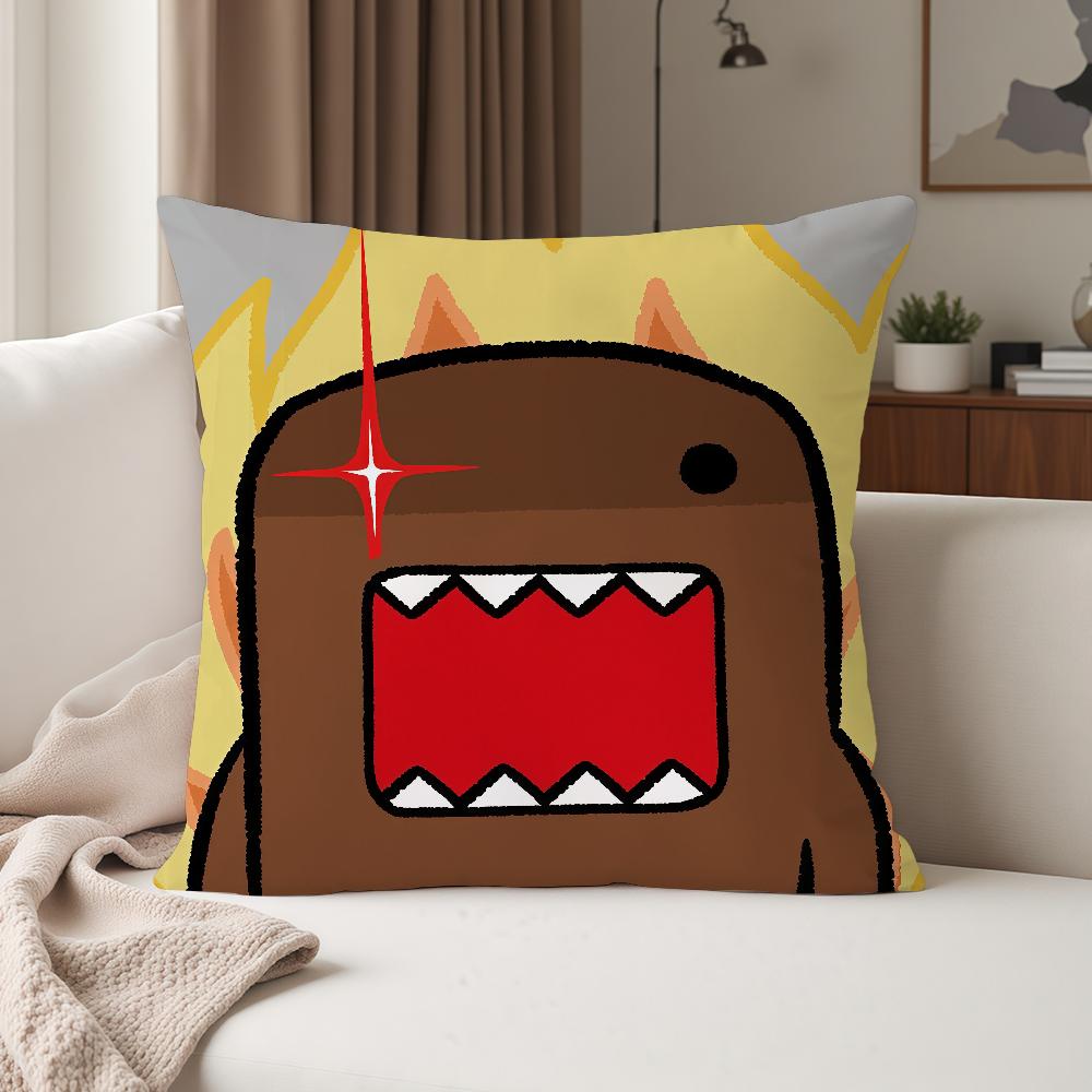 Cute D-domo-kun Pillow Case Suitable For Bedrooms Living Rooms Cars Home Decoration