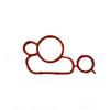 For Engine Maintenance Engine Oil Cooler Gasket Cooling System Components Oil Cooler Cooler Repair Kit Perfect Match