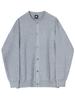 Men's Knitted Luxury Button Cardigan Sweatercoat Casual Long Sleeve O Neck Solid Color Vintage Korean Autumn Clothing