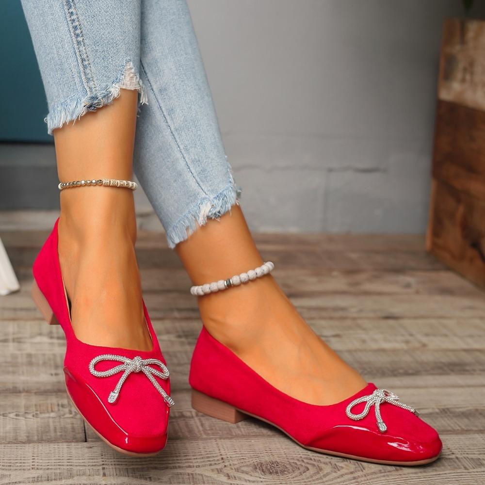 Women Flat Shoes Woven Thickened Soft Sole Casual Shoes Elegant Lightweight Women Comfortable Ladies Leather Loafers