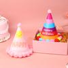 10Pcs/Bag Happy Birthday Party Hats Rainbow Diy Handmade Cap Crown Baby Shower Decoration Boy Girl Birthday Party Photo Props