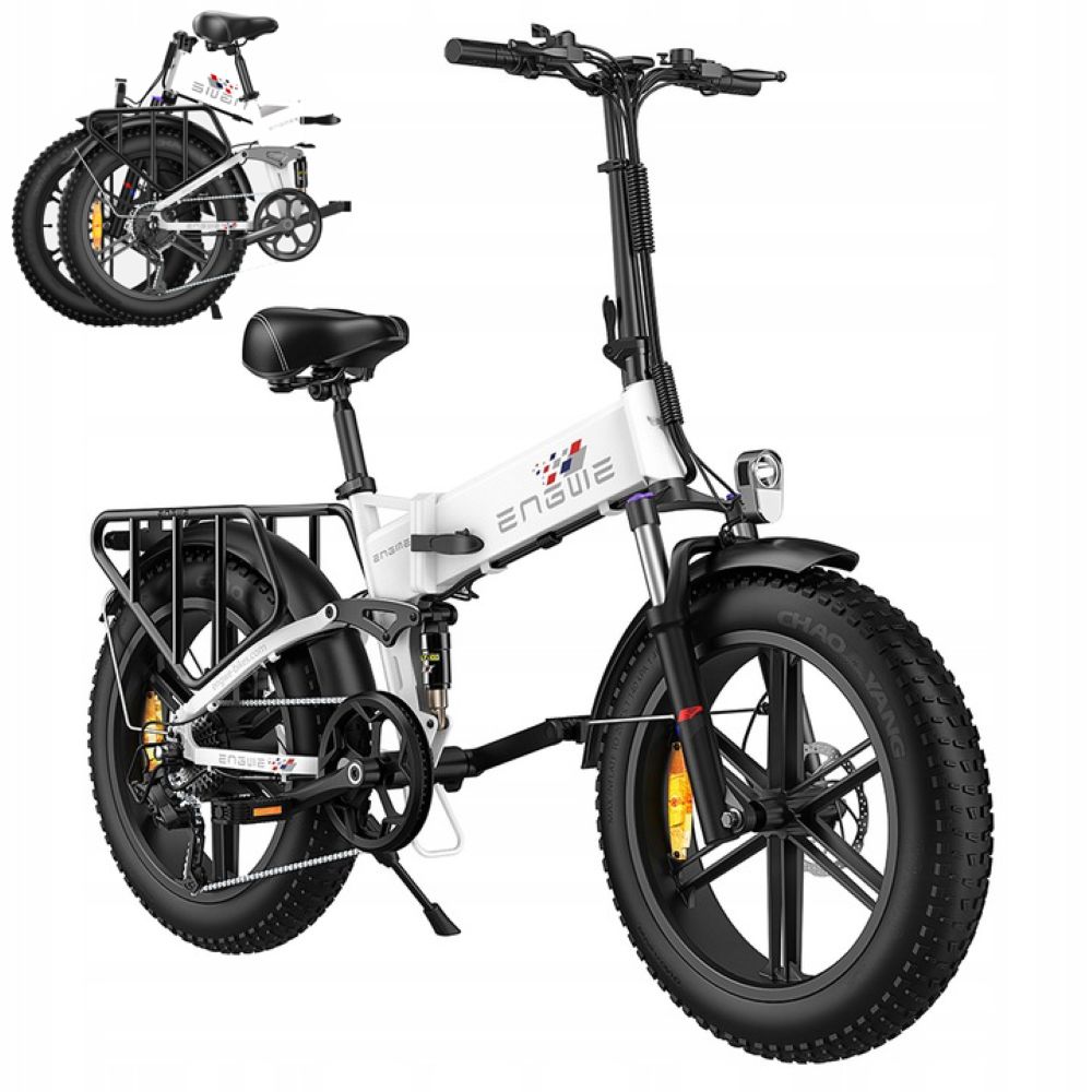 Faltbares Elektrofahrrad ENGWE ENGINE X, 250W Motor, 48V13AH Akku, Höchstgeschwindigkeit 25 km/h, Reichweite 120 km, 20*4.0-Zoll-Reifen