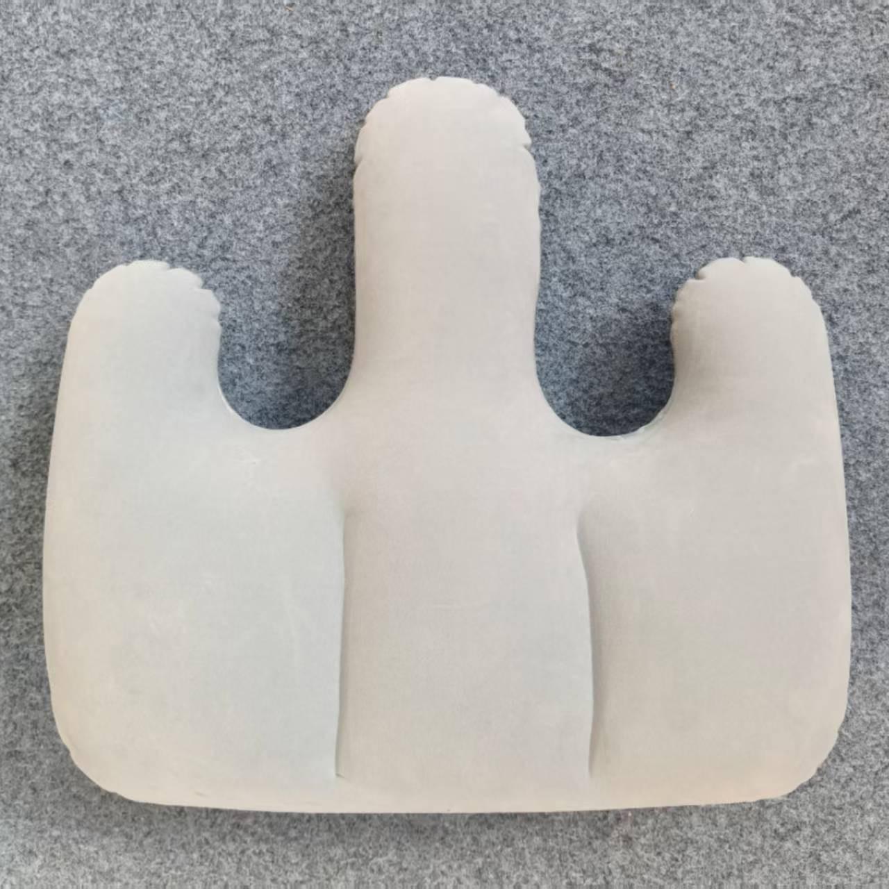 

Надувная U-образная дорожная подушка для шеи с надуванием нажатием и портативным хранением