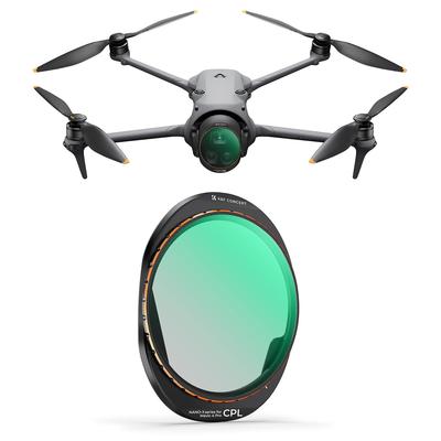 CONCEPT CPL Filter for DJI Mavic 4 Vivid Color Aerial Polarized Lightweight Image Quality Improvement K&F Pro, Anti-Reflective, Photography, Lens,