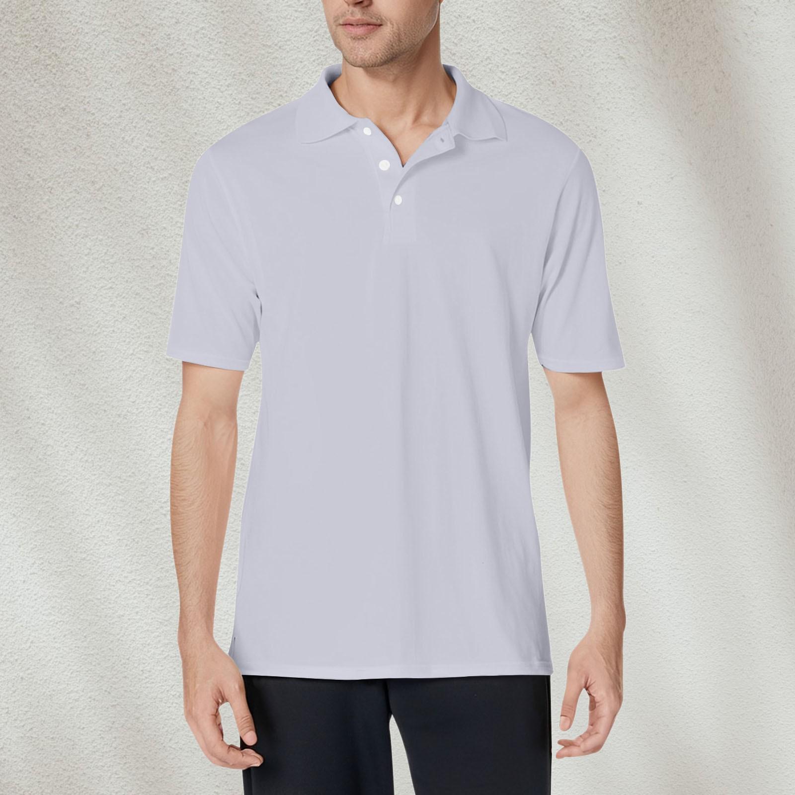 

Мужская рубашка с коротким рукавом из мягкого хлопка и воротником XXXL