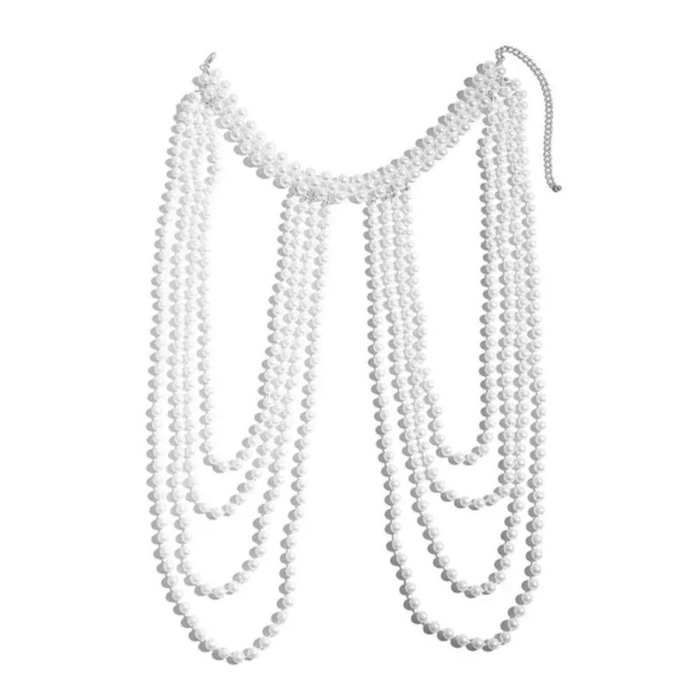 Round Bead Body Chain Jewelry Handmade Jewelry Shoulder Body Chain  Fashion Events