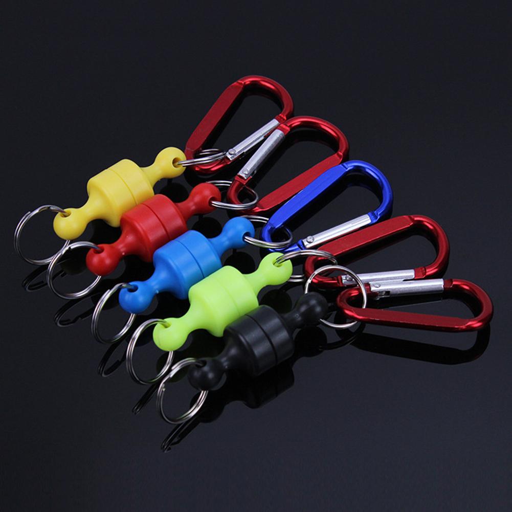 Aluminiumlegierung Magnetischer Verschluss Multifunktionaler Karabiner Outdoor Sport Angeln Schnalle Stark Magnetisch 12cm 28g Magnetischer Clip