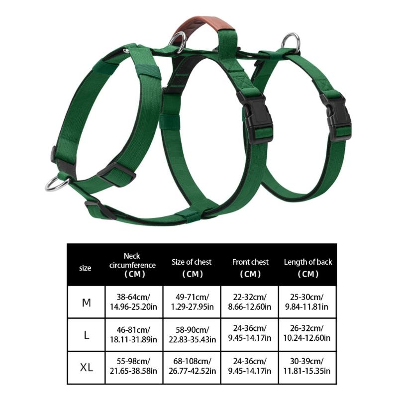 Dog Harness Anti Escape Vest Adjustable Training Vest Pet Strong Training Walking Swimming Hiking Anti Escape Belt