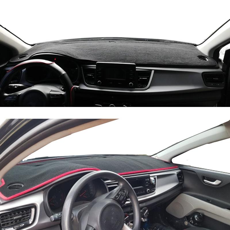 For KIA Rio YB 2017 2018 2019 2020 2021 2022 2023 2024 Car Styling Dashmat Dashboard Cover Mat Dash Sunshield Carpet Accessories