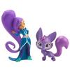12Pcs/Set Shimmer Sister Action Figure Toys Samira Pet Tiger Nahal Monkey Dragon Dolls Toys Cute Shine Girl Birthday Cake Decor
