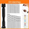Versatile 57pcs Mini Tiny Micro Drill Bits Set For Detailed Wood And Model Craft Works