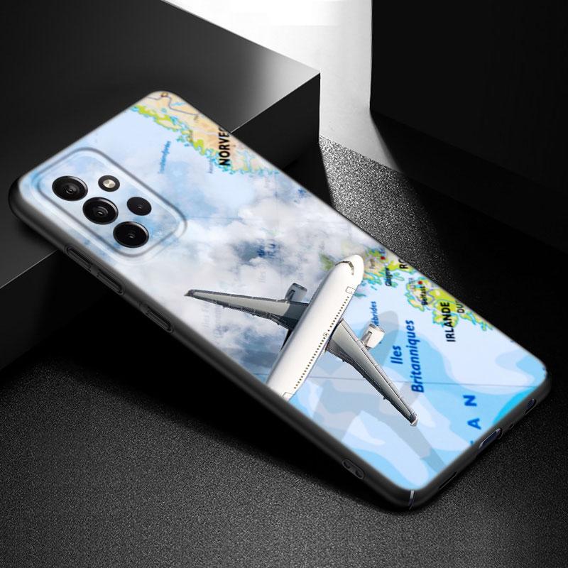 World Map Travel Phone Case For Samsung Galaxy A21 A30 A50 A52 S A13 A22 A32 A33 A53 A73 5G A11 A12 A31 A51 A70 A71 A72 Cover