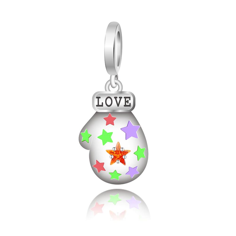 Happy Holidays Copper Christmas Tree Socks Snowman Bell Pendant Beads Fit Diy Bracelet Necklace Party Souvenirs